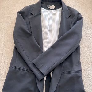 Aqua Black Blazer